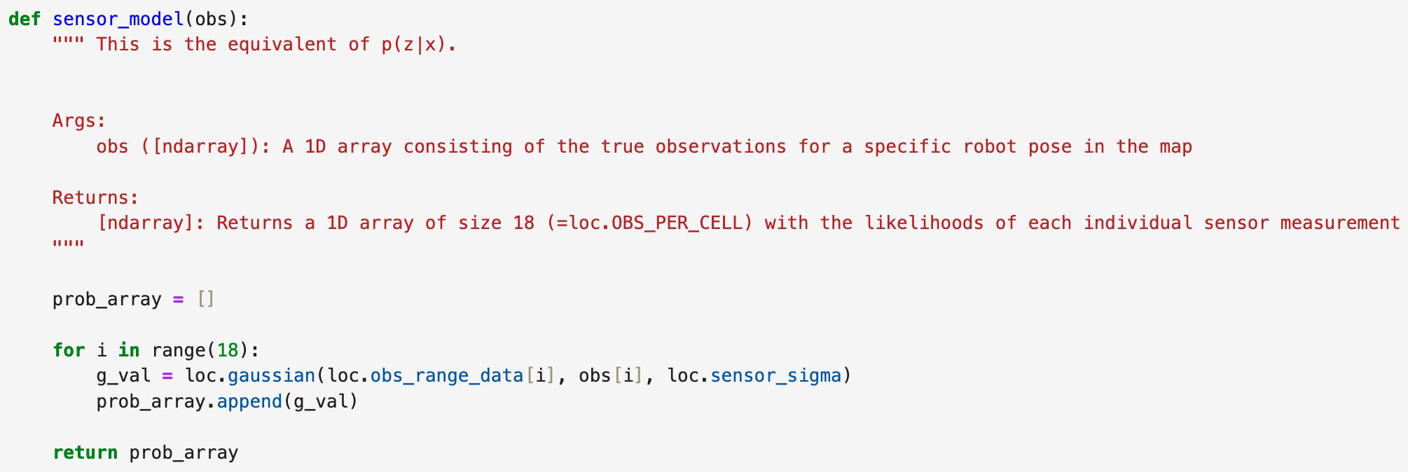 bayes sensor